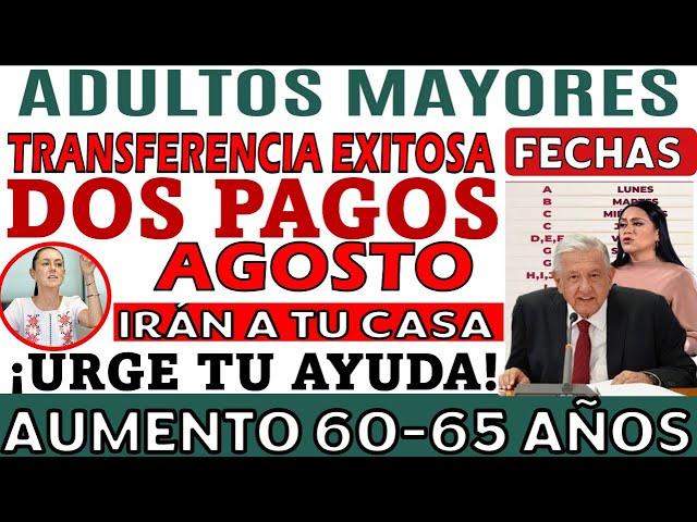 ATENTOS ATACAN CONFIRMADO POR AMLO y ARIADNA CASI LLORADOS PAGOS ¡6 MIL + 6 MIL! Adultos Mayores