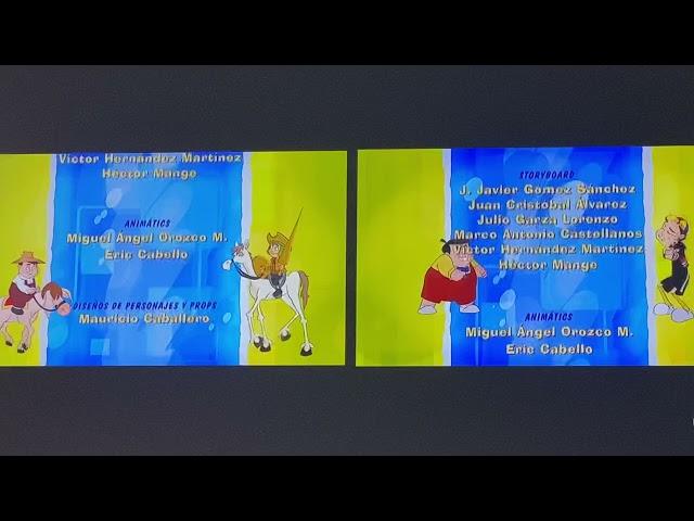 El Chavo Animado End Credits Played Twice at the Same Time on Galavision