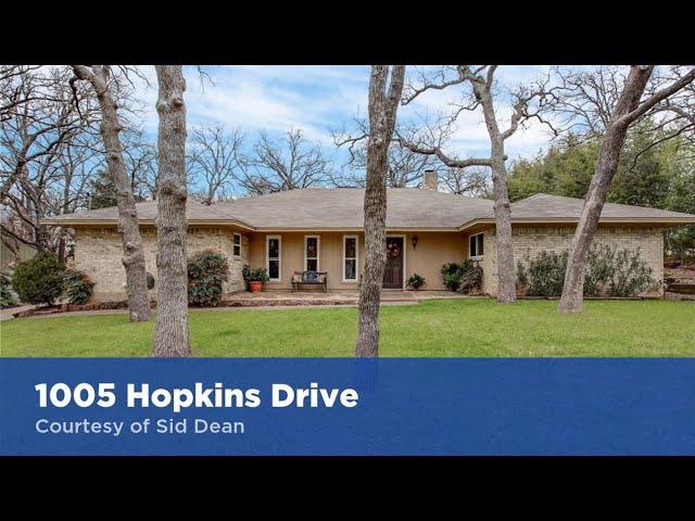 1005 Hopkins Drive Denton, Texas 76205 | Sid Dean | Find Homes for Sale