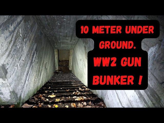 Underground WW2 gun bunker found. One of Hitler`s secret bunkers !