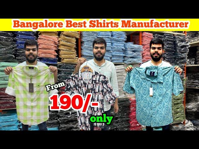 Bangalore Shirts Manufacturer | Bangalore Wholesale Market | Bangalore Shirts wholesaler |