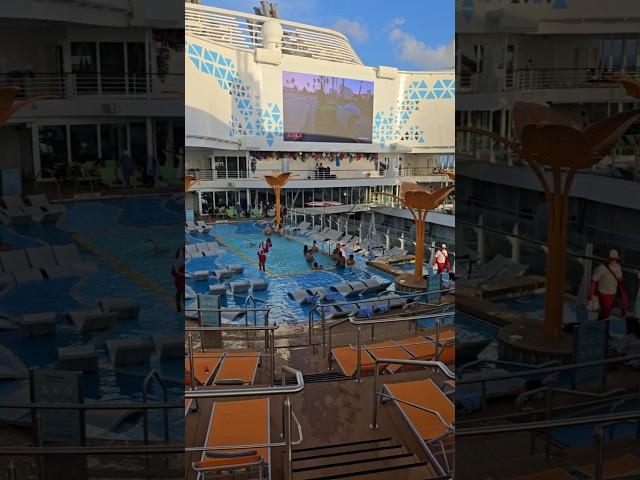 Utopia of the Seas pool deck #party #weekend #cruise #royalcaribbean #utopiaoftheseas #vacation