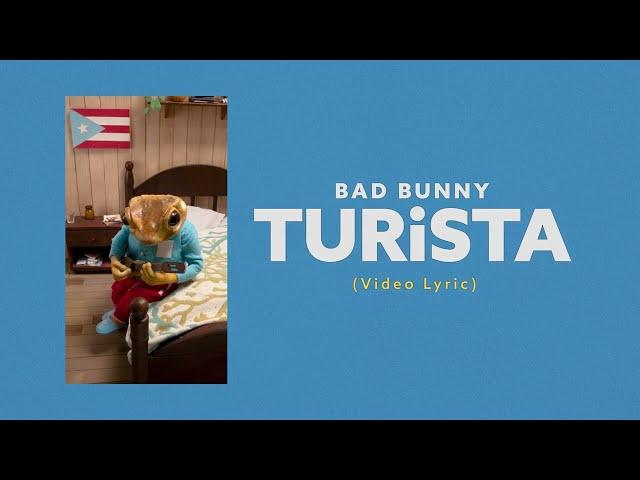 Bad Bunny - TURiSTA (Video Lyrics)