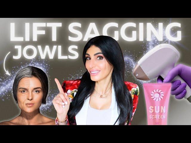 SAGGING JOWLS: How to FIX them + EASY At-Home Treatments!