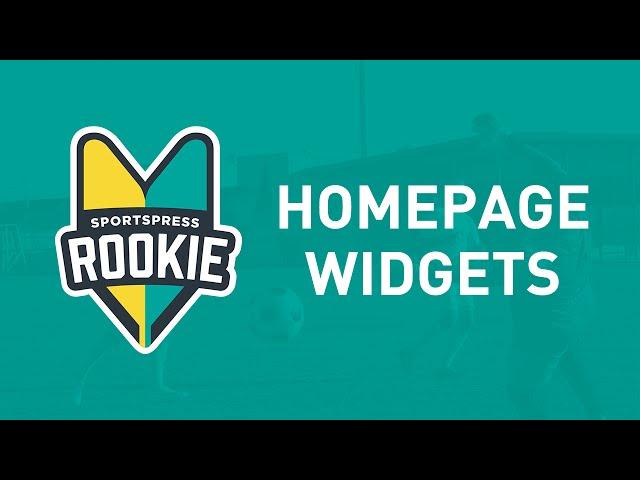 How to Add Homepage Widgets to the Rookie WordPress Theme