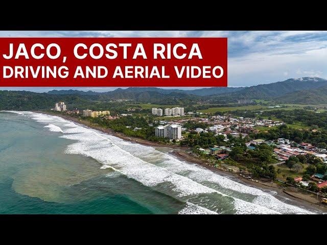 Jaco, Costa Rica Travel Guide (Driving & Aerial video) August 2022