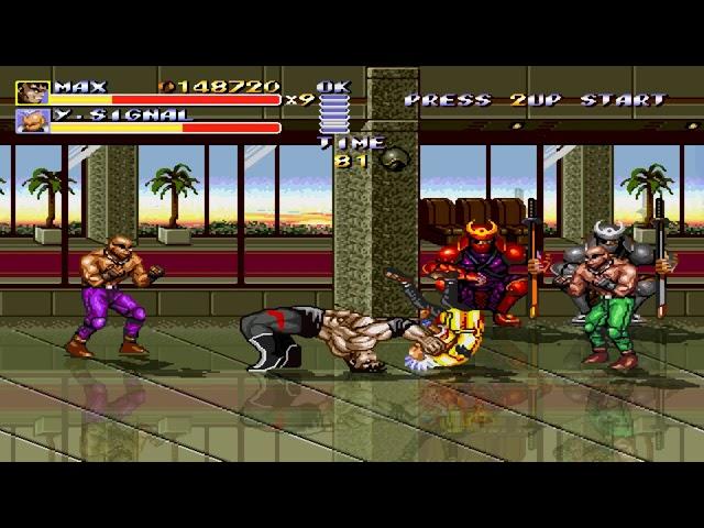 Boss Rushes of Rage (Streets of Rage Remake (v5.1) Mod) (PC) (Max) Don't Go This Way Walkthrough