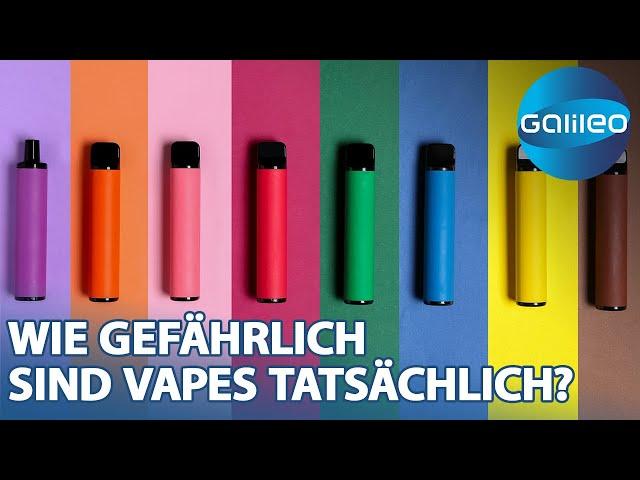 Was steckt hinter dem Hype um "Vapes" & wie gefährlich sind sie tatsächlich? | Galileo | ProSieben