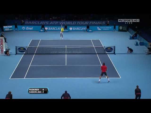 Federer vs Soderling - WTF London 2010  - Highlights High Quality (720p)