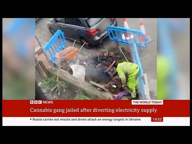 Fake workmen dug up roads to power cannabis farms (UK) 7/Mar/2025