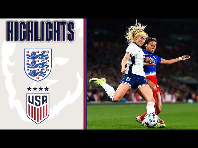 Lionesses Face Olympic Champions | England v United States | Highlights