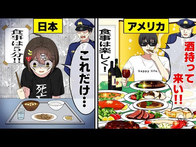 アメリカの刑務所に入るとどうなるのか【アニメ】【漫画動画】