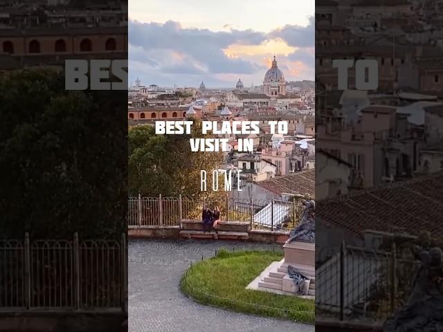 Rome: 5 Best Places To Visit In The City #italyvlogs #europetravelvlog #beautifulcities