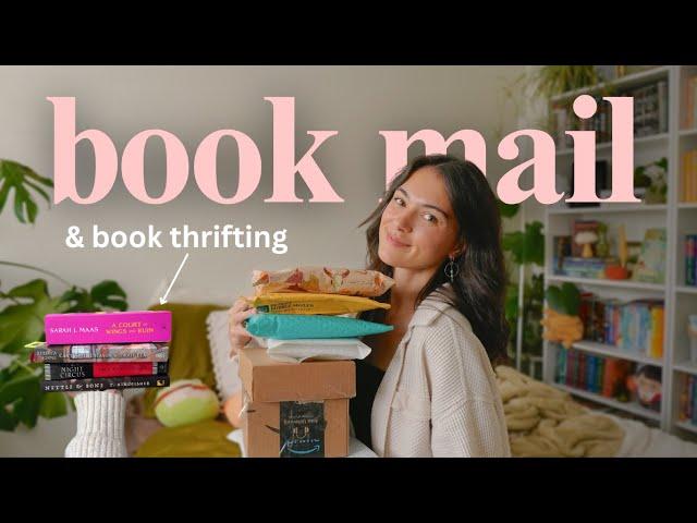 Open book mail & come book shopping with me  (at thrift stores)