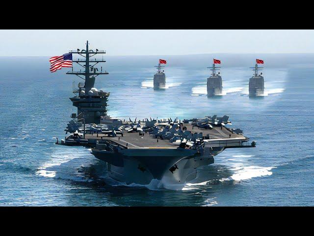 China Panic! (May 14, 2024) US Carrier and Philippines Intercept China navy near Scarborough shoal