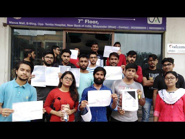 #dearicaiamend39_4 #dearicaipleasechange Students protesting from Vasai Branch of WIRC