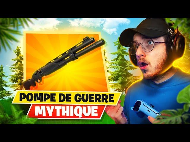 FAIRE TOP 1 avec le NOUVEAU POMPE MYTHIQUE sur FORTNITE ! ( Toujours pas de sniper )