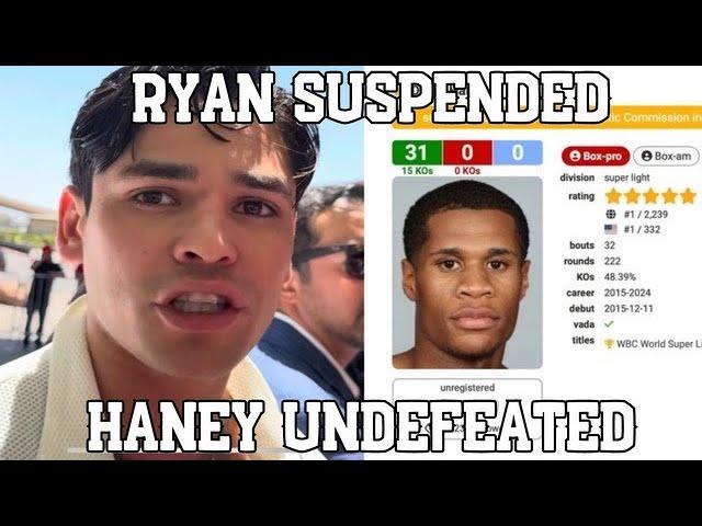 RYAN GARCIA SUSPENDED, DEVIN HANEY IS UNDEFEATED AGAIN! LIVE REACTION TO NEW YORK'S OFFICIAL VERDICT