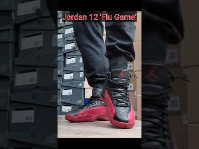 Air Jordan 12 Retro 'Flu Game' 2025 Sneaker On Feet