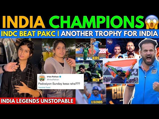 Another Trophy for India | IND Beat PAK WCL Final| Padosiyo! Sunday Kaisa raha