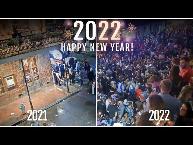 New Year's celebrations - compare 2021 with 2022!