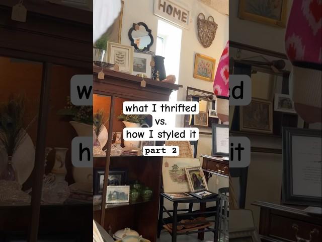 thrifted vs styled home decor part 2 #thrift  #diy  #upcycling #thriftedhome