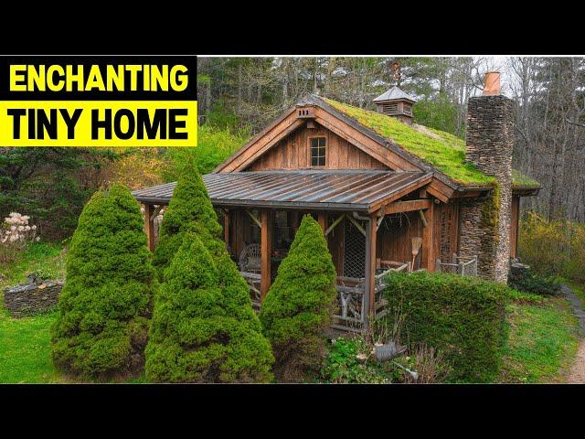 ENCHANTING COUNTRY COTTAGE TINY HOME w/ Waterfall & Outdoor Shower!