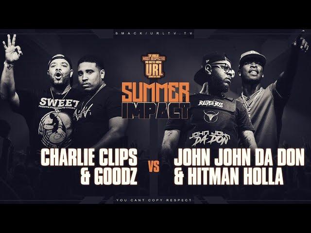 CHARLIE CLIPS & GOODZ VS HITMAN HOLLA & JOHN JOHN DA DON | URLTV