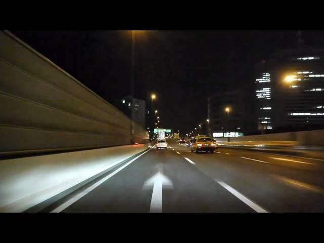 [HD] 夜の首都高速　車載動画(リメイク版)