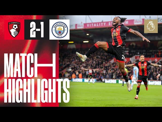 Cherries END Man City's 32-game unbeaten run | AFC Bournemouth 2-1 Manchester City