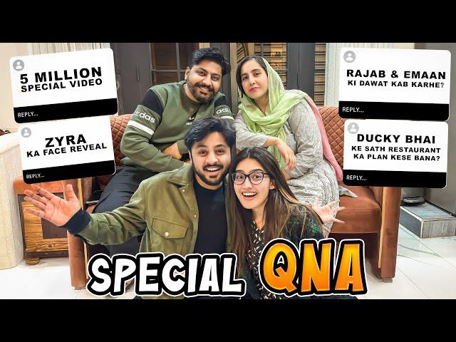 OUR FIRST QNA WITH BHAI & BHABHI|Rajab & Eman Ki Dawat Kab Ker Rhye?|Restaurant Ka Plan Kesy Bna?