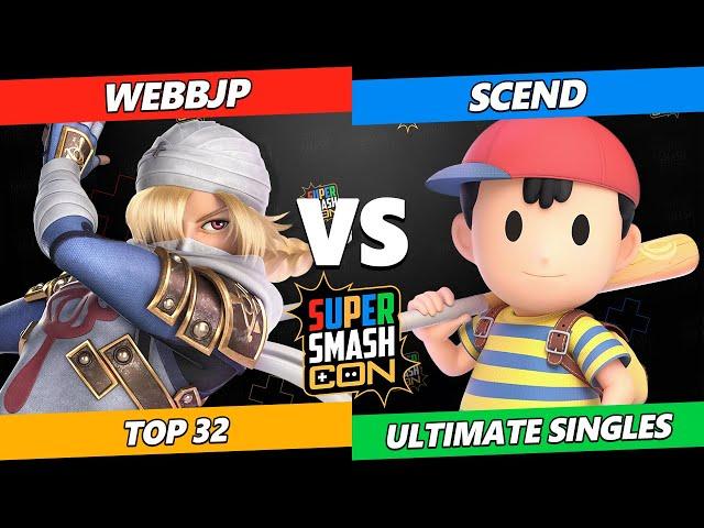 SSC 2023 Top 32 - WebbJP (Sheik) Vs. Scend (Ness) Smash Ultimate Tournament