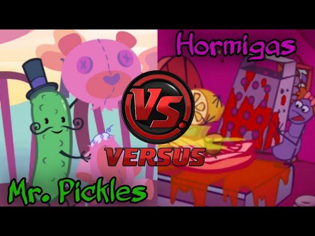 ¿Quien gana? - Mr. Pickles vs Las hormigas (Happy Tree Friends)