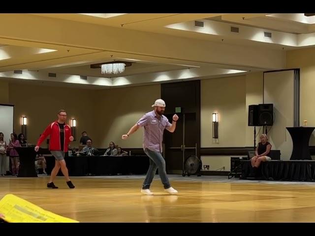 One of Those Nights Line Dance Demo by Trevor Thornton and Jason Turner at Fun in the Sun Orlando