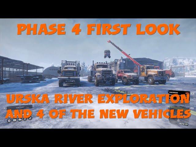 SnowRunner Phase 4 First Look Urska River Exploration And A Peek At 4 New Vehicles