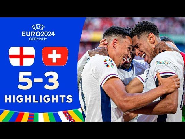 England vs Switzerland (5-3) HIGHLIGHTS | EURO 2024