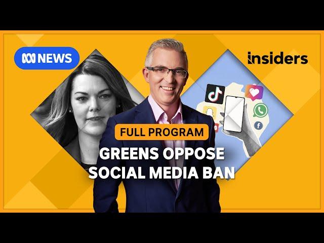 Greens oppose social media ban in busy end to parliamentary year | Insiders | ABC News