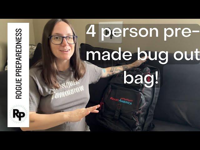Take a Look At This Beastly 4-Person Pre-Made Bug Out Bag by Ready America! - Emergency Preparedness