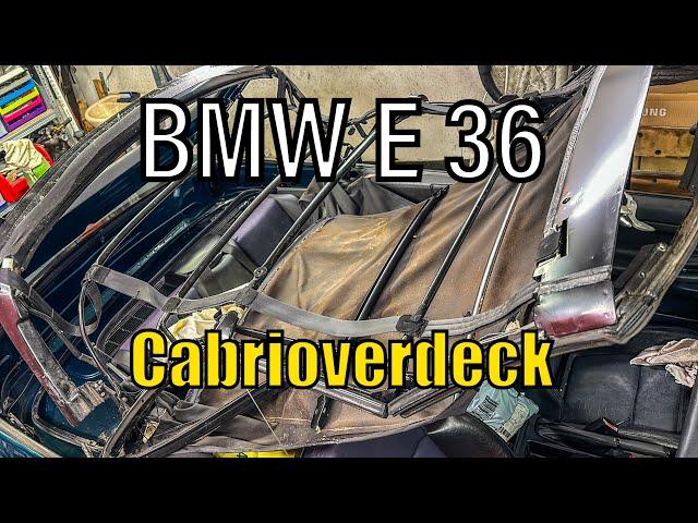 BMW E36  Cabriodach ausbauen