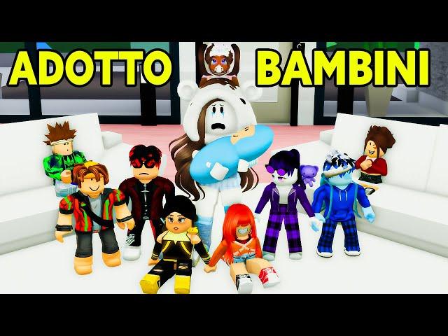 ADOTTO 10 BAMBINI CATTIVI SU BROOKHAVEN ROBLOX!