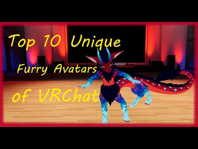 Top 10 Unique / Rarely Seen Furry Avatars of VRChat