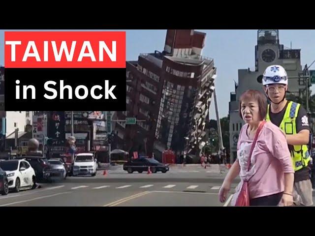 Latest Updates - Warning System Failed - Many Homes collapsed - People trapped #taiwan #earthquake