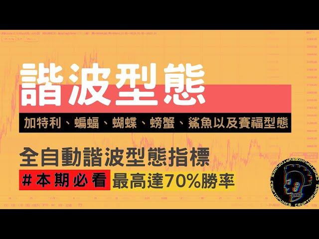 [本期必看] 勝率超過70%， 全網最強大諧波型態教學，加特利、蝙蝠、蝴蝶、螃蟹、鯊魚以及賽福型態通通一次搞定