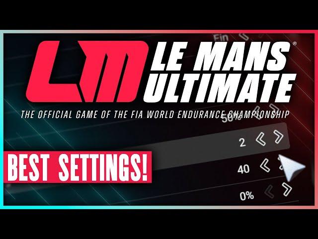 Richtige Settings für Le Mans Ultimate finden | Tutorial