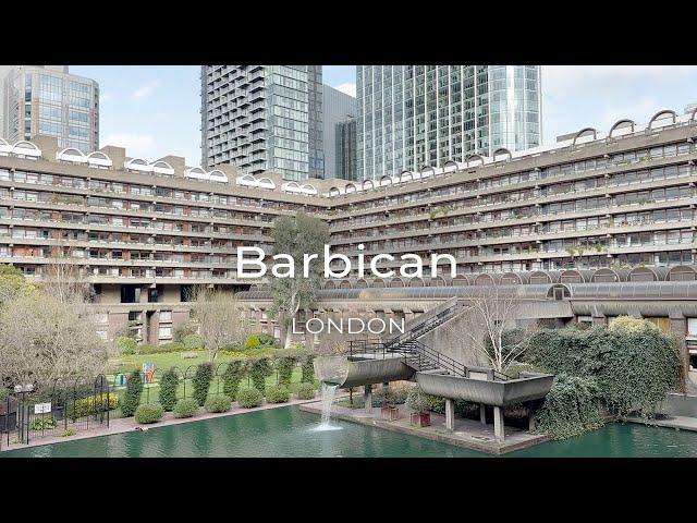 Tour of the Brutalist Barbican in London