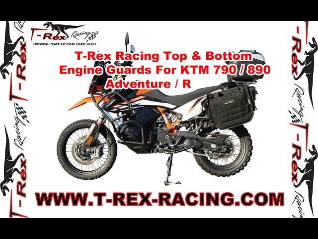 T-Rex Racing Top And Bottom Engine Guards For KTM 790 / 890 Adventure / R