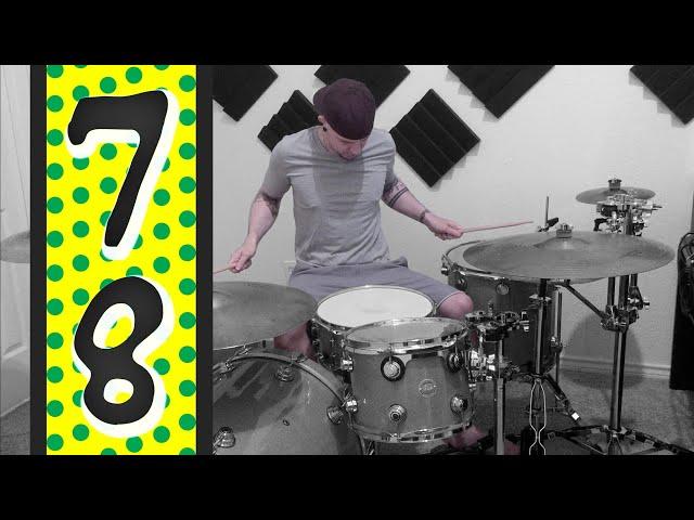 Math Drumming in a 7/8 Odd Time Signature