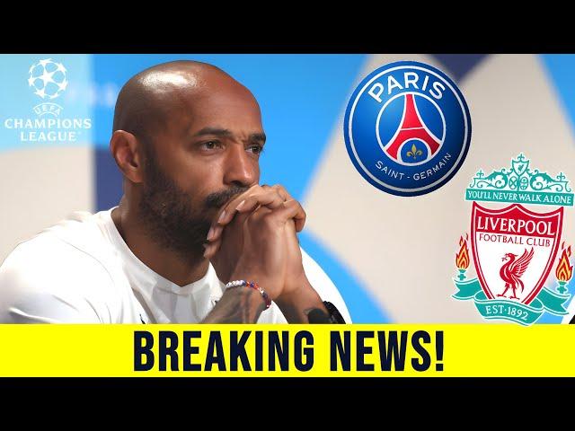 THIERRY HENRY'S SHOCKING PREDICTION FOR PSG AGAINST LIVERPOOL! LIVERPOOL NEWS