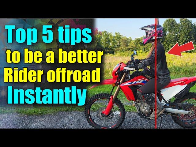 Top 5 Tips to improve your dual sport riding instantly