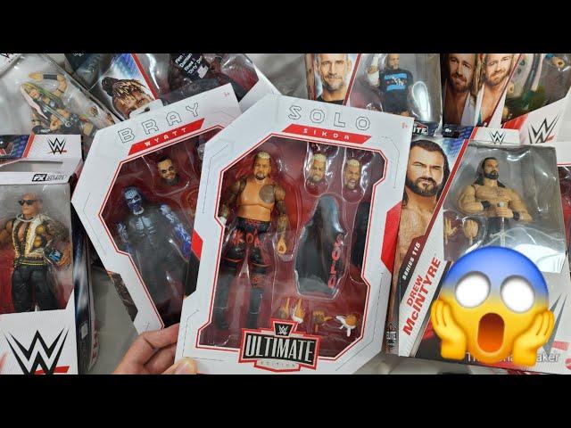 BIG BOX FULL OF WWE ACTION FIGURES! ELITE 115 + ULTIMATE EDITION SERIES 24